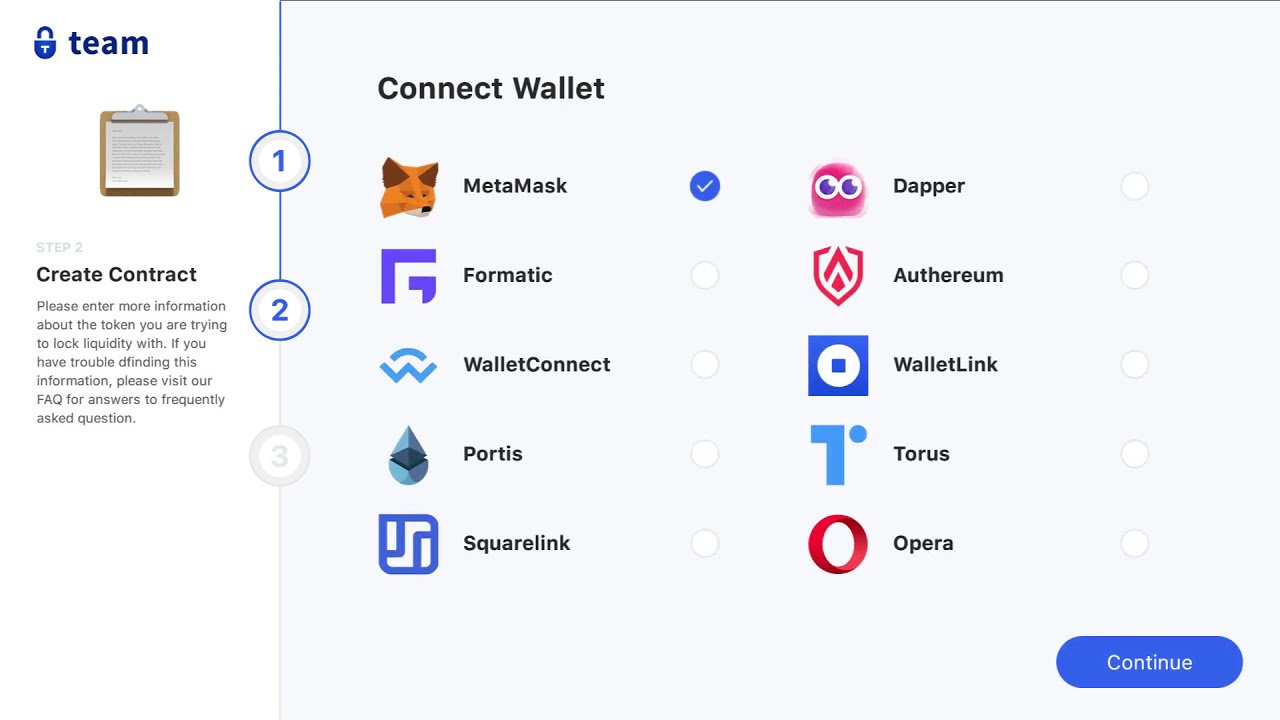 Easy and Secure way to lock your tokens