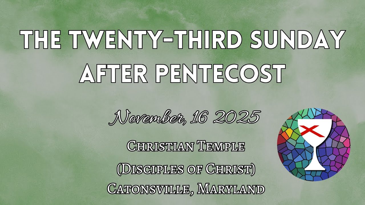 Christian Temple Worship Service November 16th, 2025