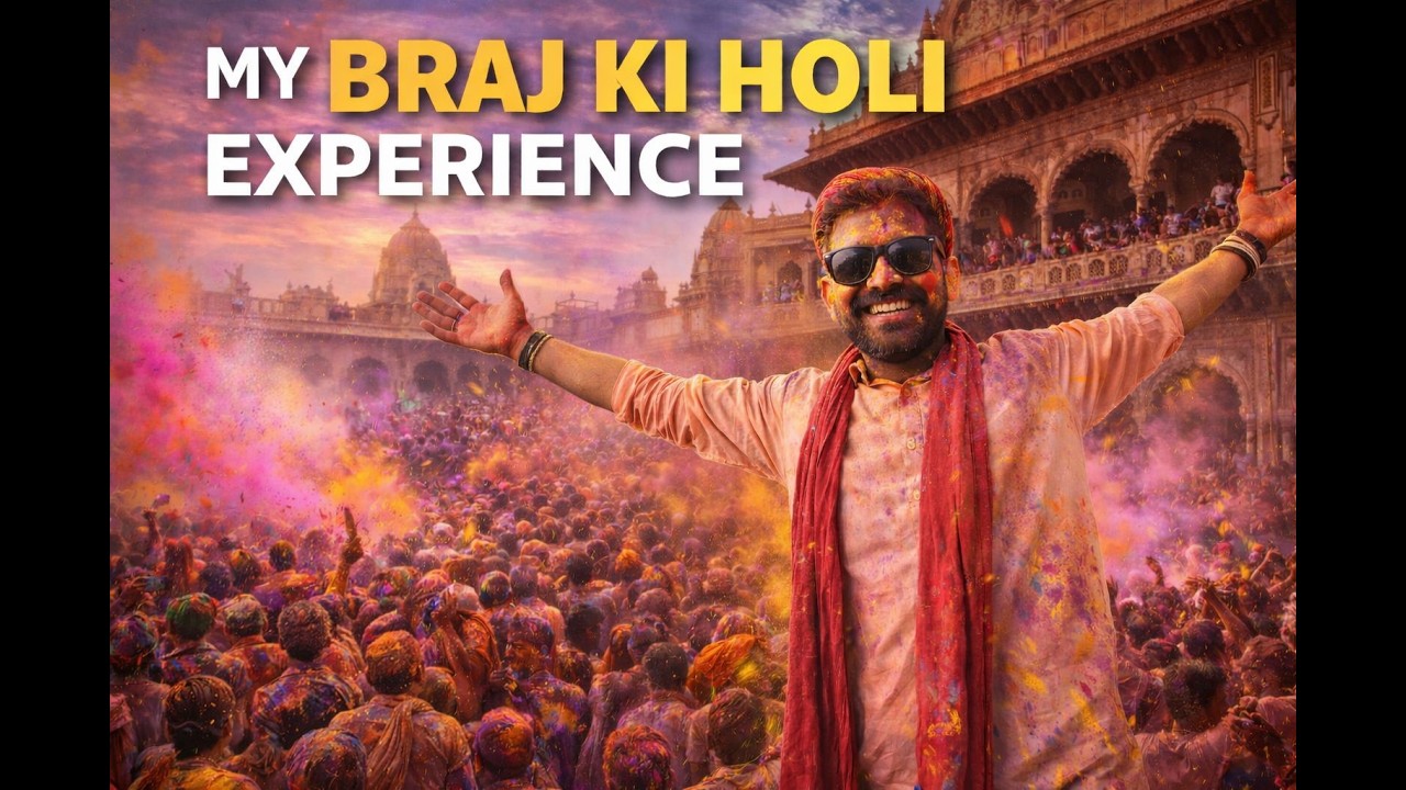 Braj Holi 2026 : Vrindavan Holi Celebration| Vrindavan, Barsana, Nandgaon | HOLI Detailed Vlog