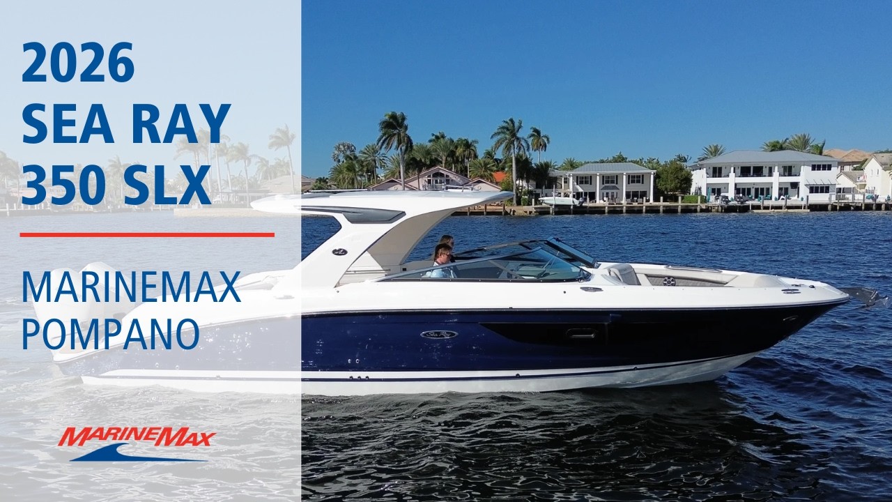 2026 Sea Ray 350 SLX at MarineMax Pompano!