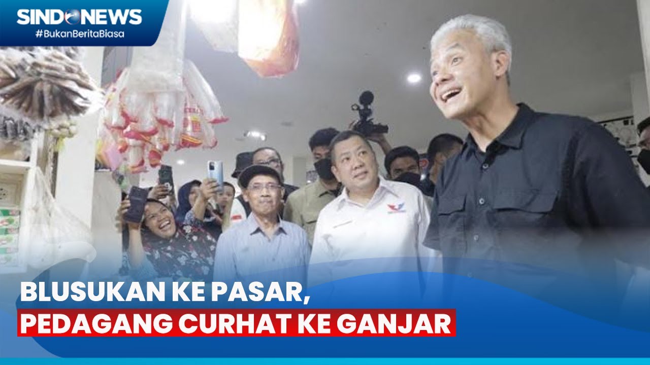 Hary Tanoe Dampingi Ganjar Pranowo Blusukan di Pasar Jatiasih