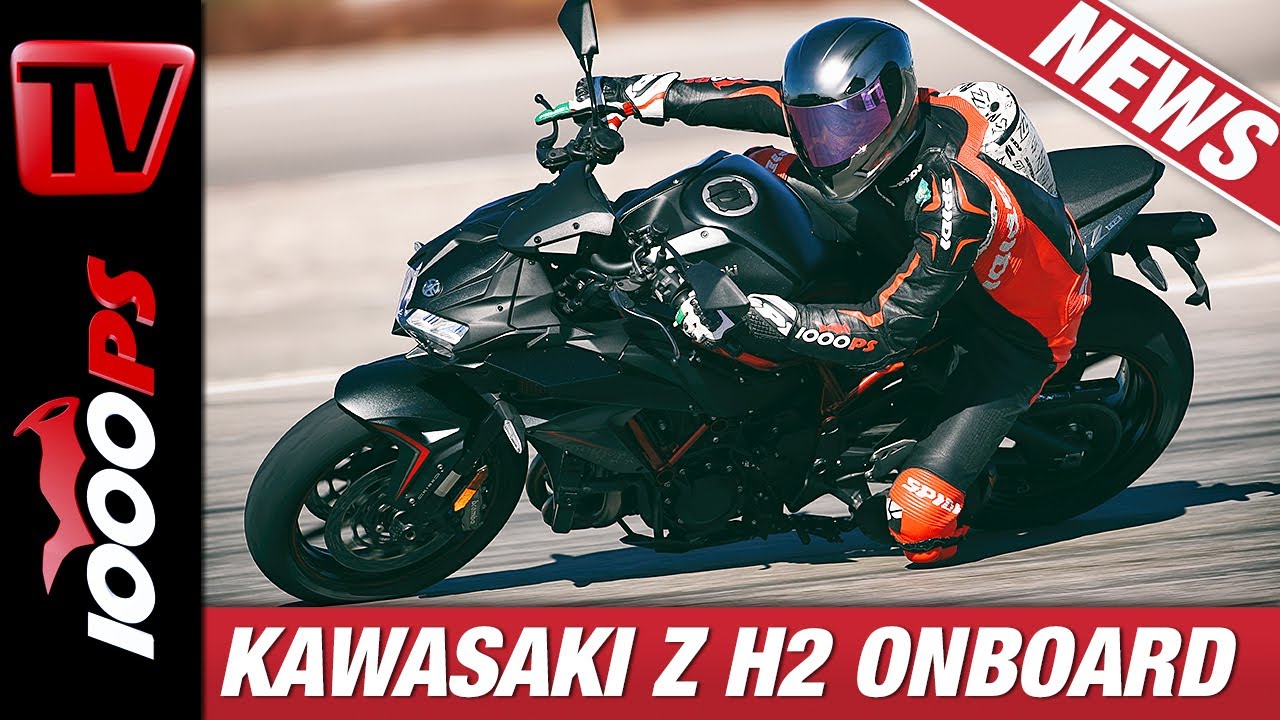 Kawasaki Z H2 ONBOARD - Kompressor Sound Inferno auf der Rennstrecke!