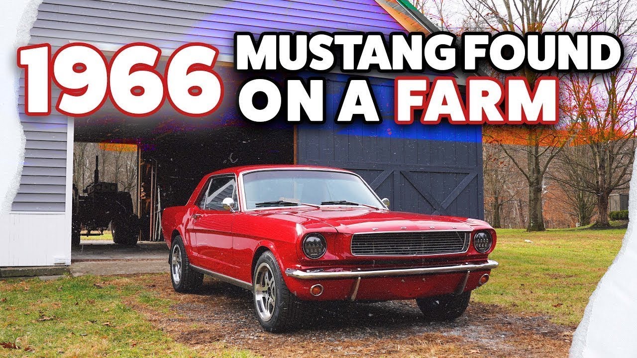 CLASSIC CARS FOR SALE!! 1966 Mustang Found On A Farm!! BARN FIND!