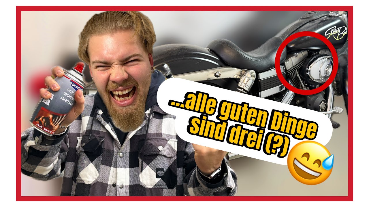 Der Stehbolzen schlägt zurück 💥Auspuff Umbau Harley Davidson Street Bob