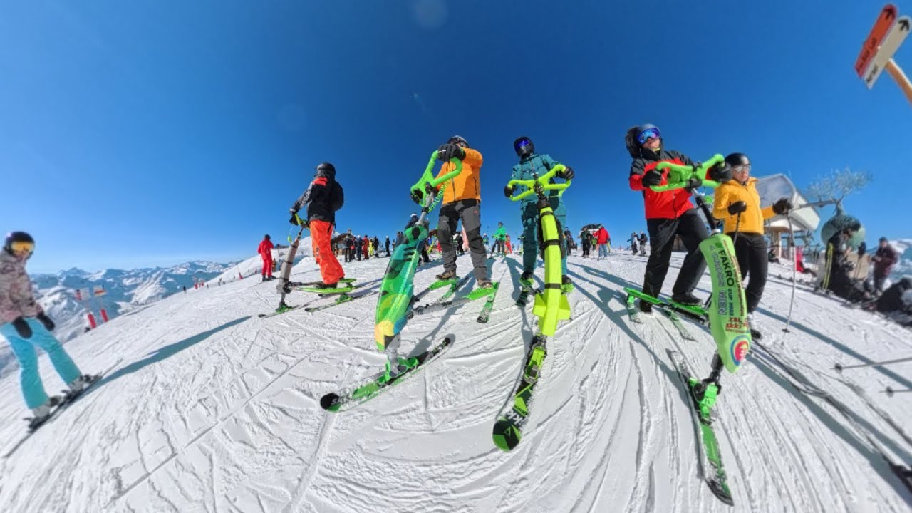 SKKI TRIKKE Przejazd po cudownym SZTRUKSIE #LesMenuires#skkitrikke