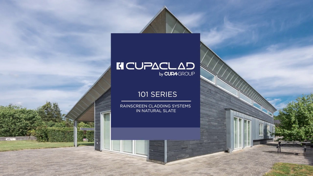 How to install a slate rainscreen cladding system? (CUPACLAD 101 Logic)
