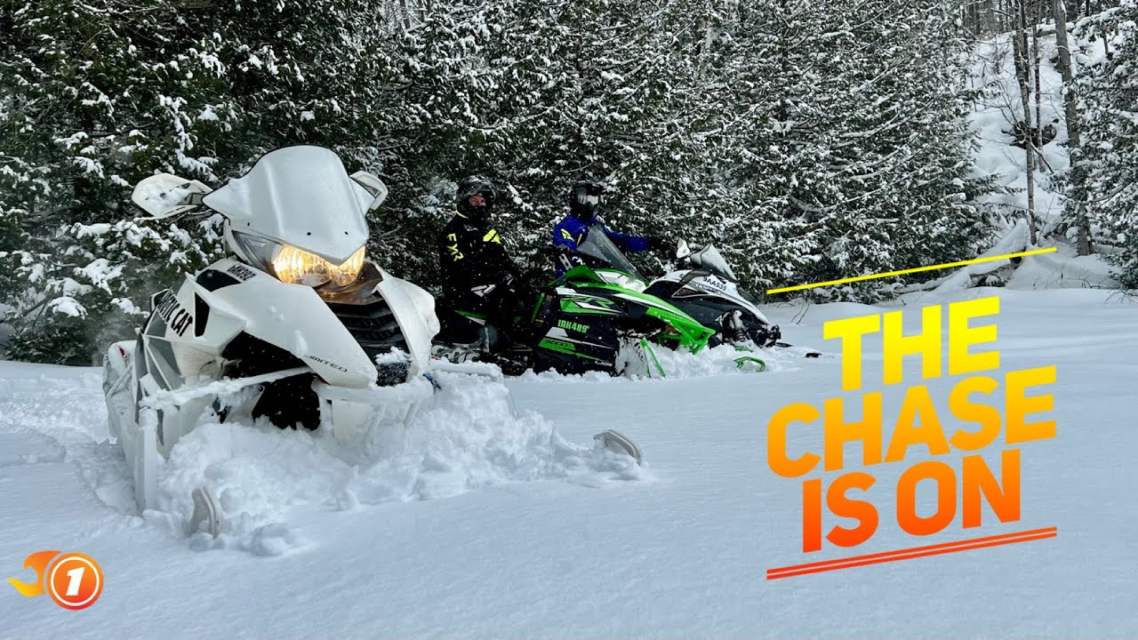 Fun Little Snowmobile Rip | The Chase is On