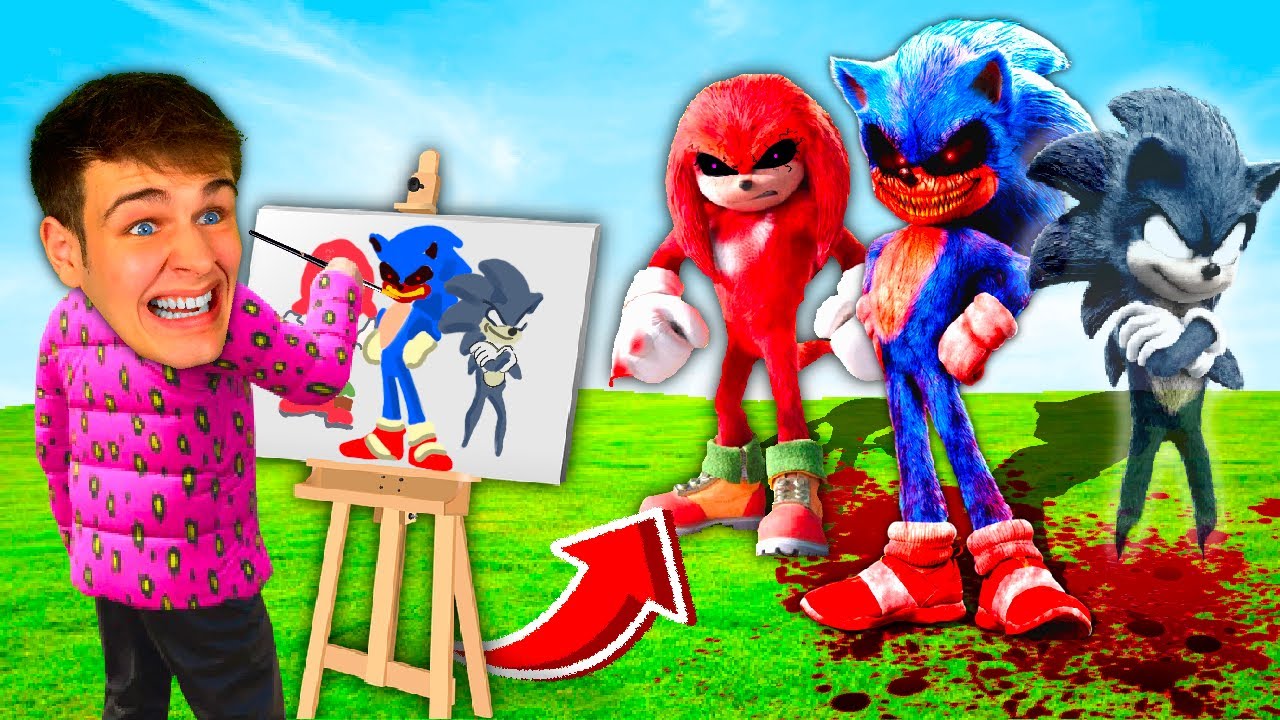 Tohle KRESLENÍ SONIC.EXE raději NEZKOUŠEJTE... (GTA 5)
