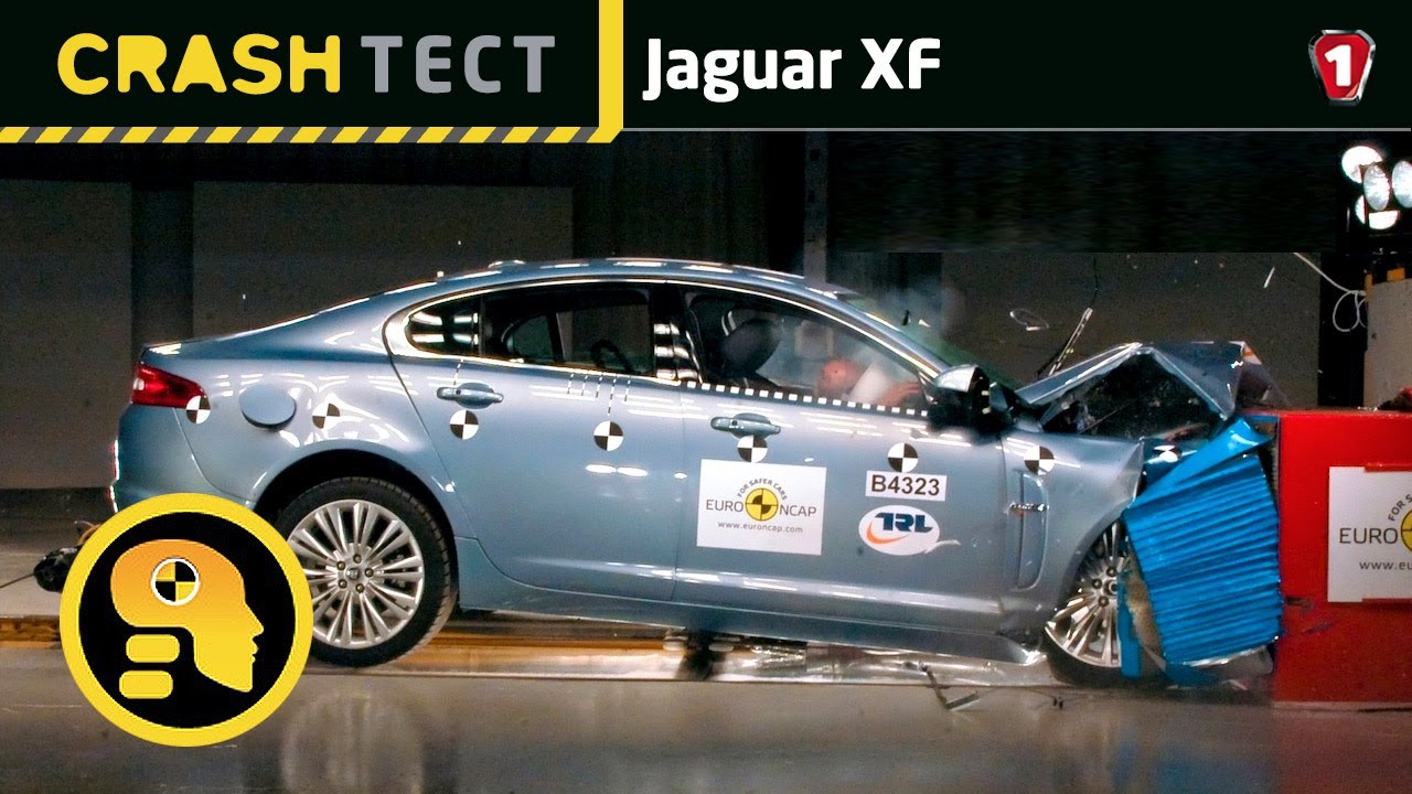 Jaguar XF. Краш-тест. (УКР)