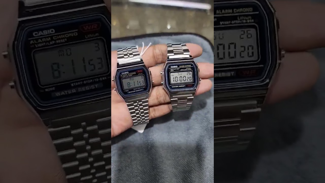 #casio #vintage A158 & A159w #foryou #viralshort #viralvideo #newwatches #beingisrak #subscribe