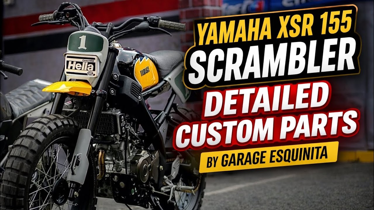 Custom Build YAMAHA XSR 155 | Detailed Custom Parts by Garage Esquinita