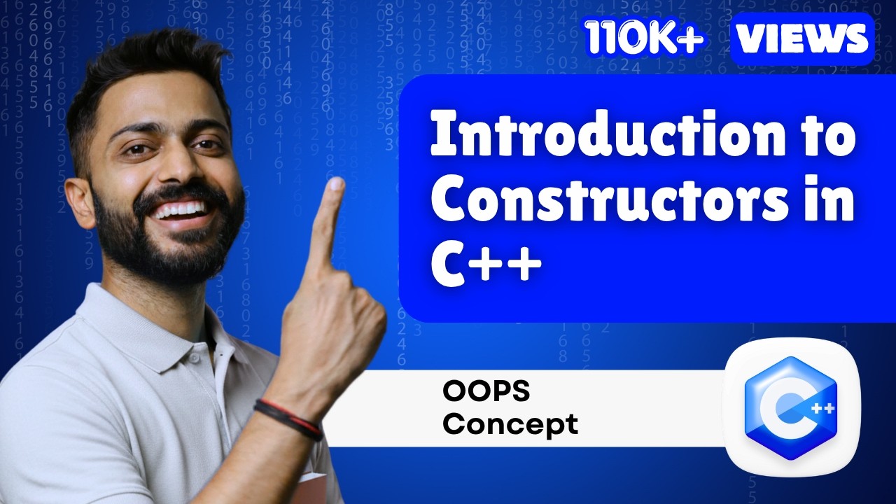 Lec-45: Constructors in OOPs 🙊 C++ with Examples| C++ programming for Beginners