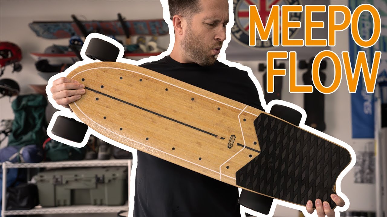 Meepo Flow Review - Electric Skateboard that feels like a Surf Board