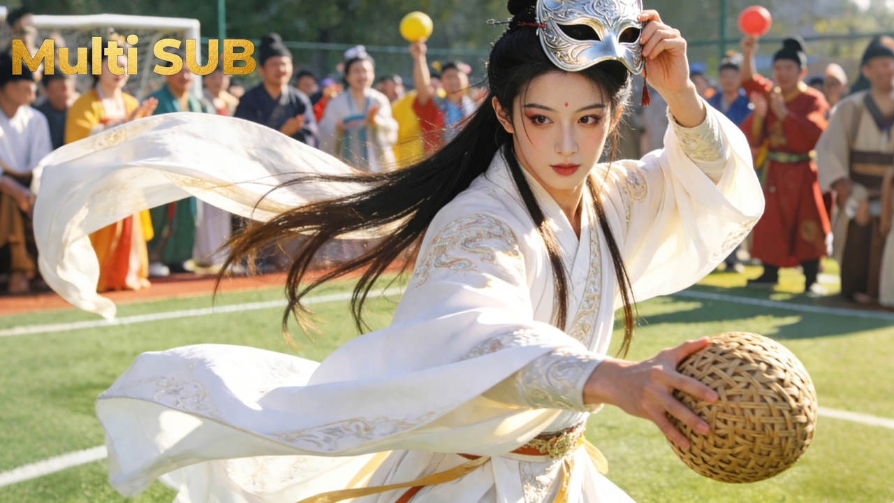 蹴鞠場上少年驚豔四方，摘下麵具竟是傾國傾城美人！