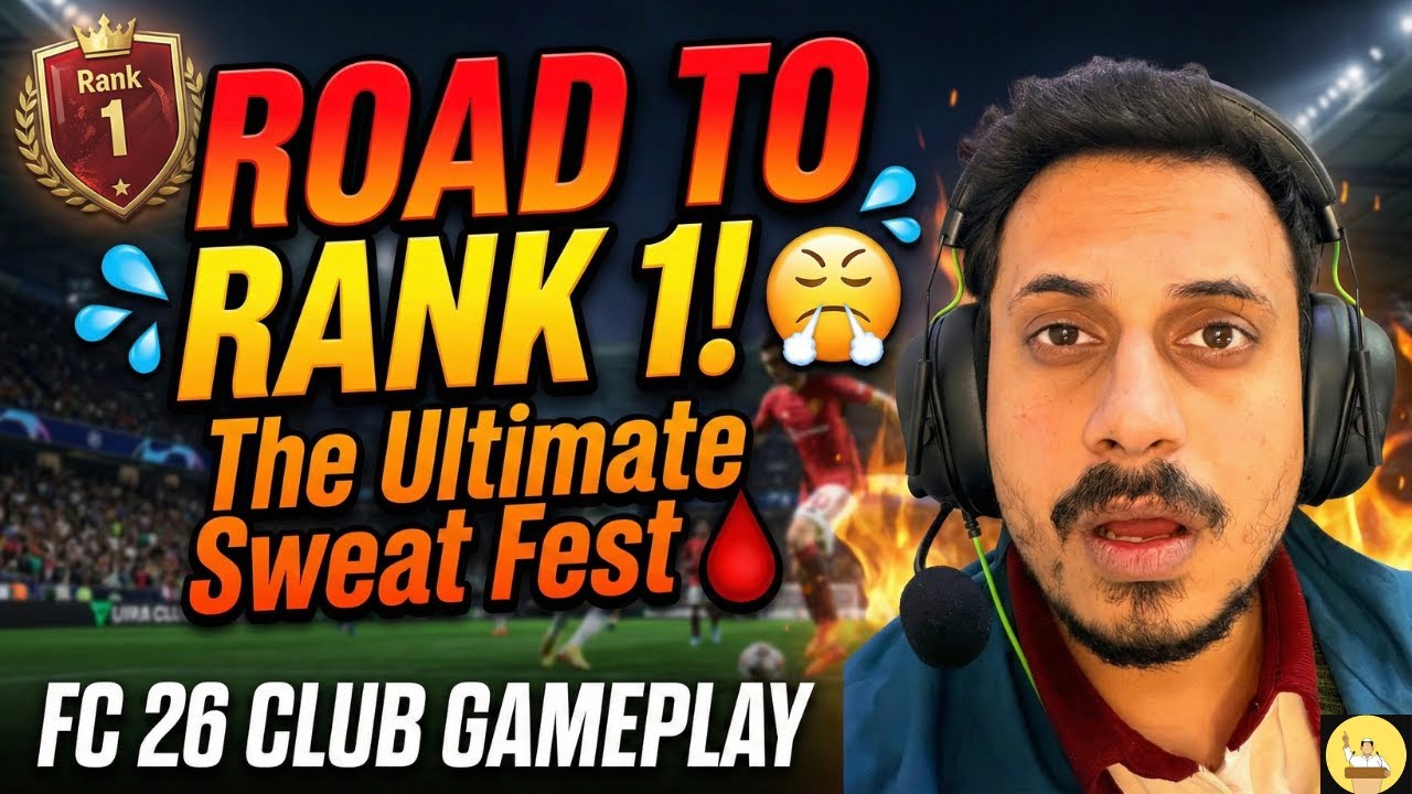 Road to Rank 1 Fc Club gameplay 🤯 😤| FC 26 LIVE