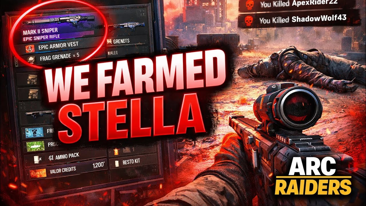 STELLA WAS STACKED… INSANE KILLS & LOOT | Arc Raiders