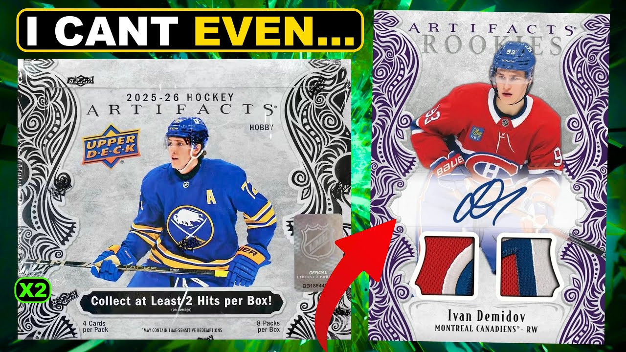 ЗАЧЕМ ОНИ ЭТО ДЕЛАЛИ?!? - 2025-26 Upper Deck Artifacts Hockey Hobby Box Break x2