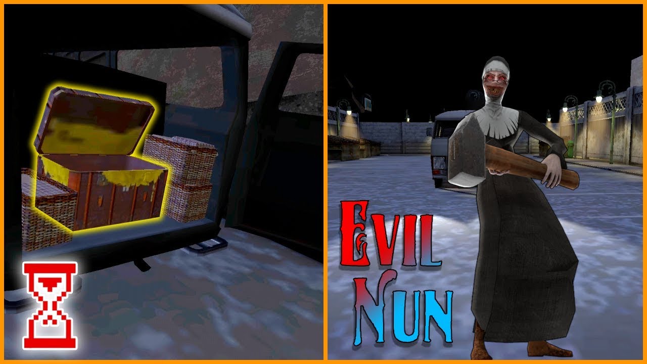 Эксперимент Залезть в ящик при монахине | Evil Nun 1.3.2