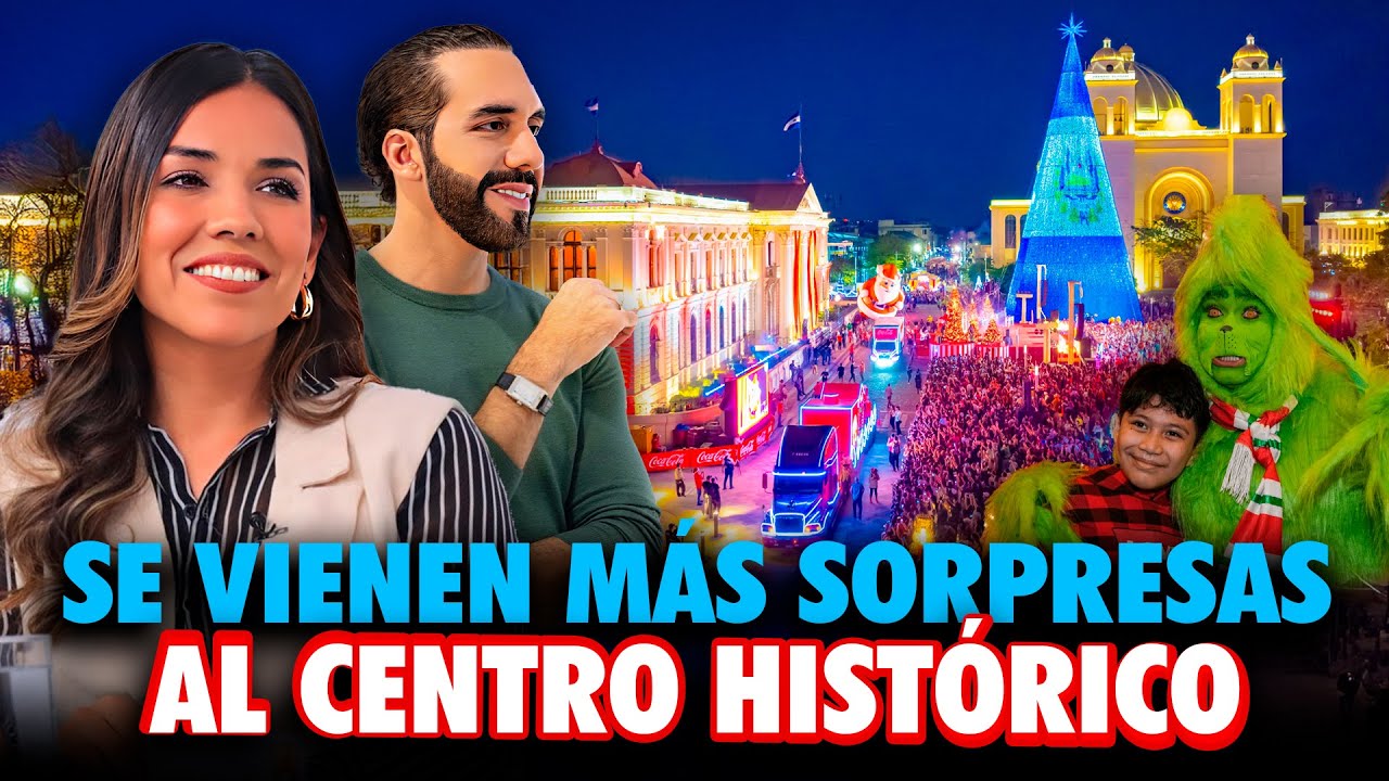 Se viene una gran sorpresa al Centro Histórico de San Salvador ❤️ Nayib Bukele tiene grandes planes