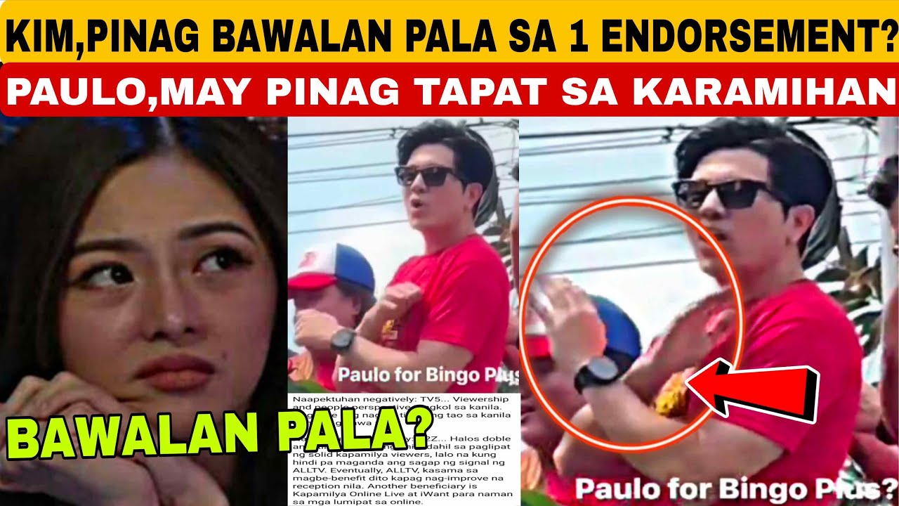 NAKU PO‼️PAULO MAY PiNAG TAPAT‼️KIM,PINAG BAWALAN PALA SA 1 ENDORSMENT KAYA WALA SA CEBU‼️