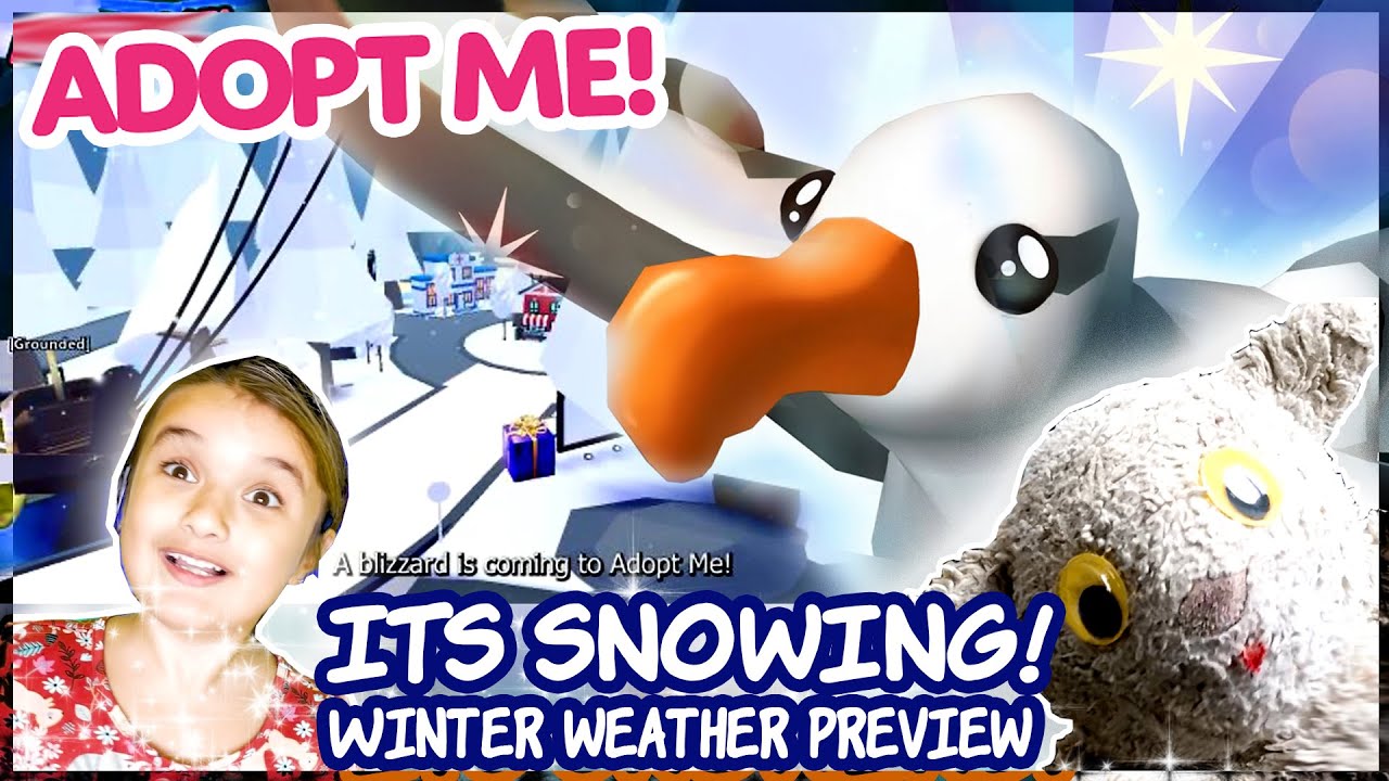 Adopt Me - It's Snowing! Whimsy and Ice Cream Find A Glitch!