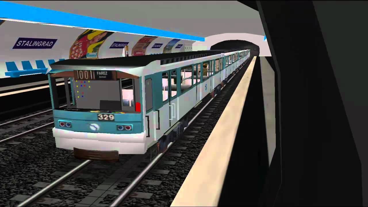 MSTS Metro Parisien - Ligne 5 - Eglise de Pantin - Place d'Italie