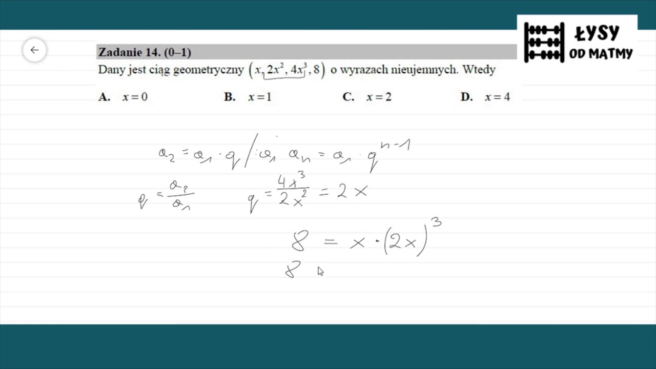 P zadanie 14/2017 matura czerwiec matematyka podstawa