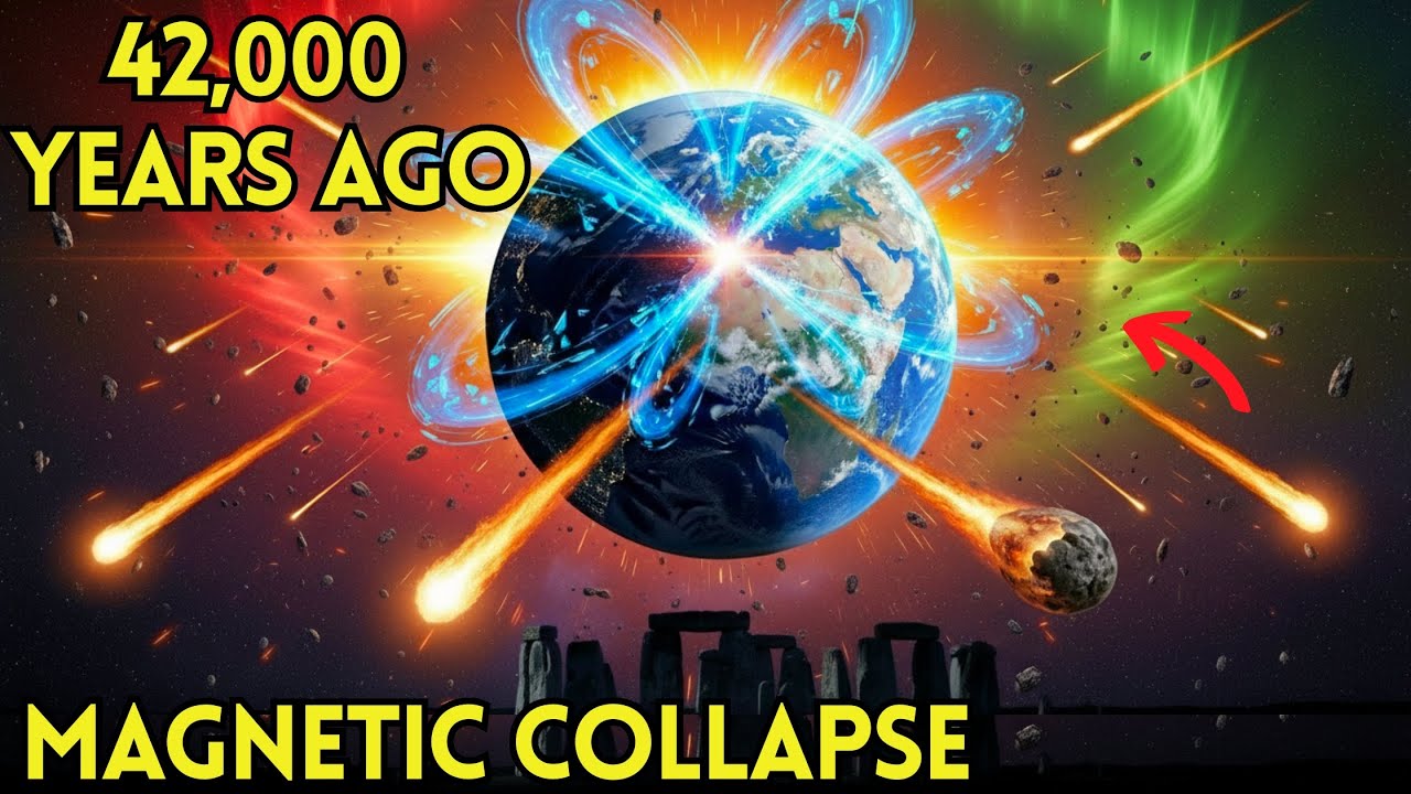 What If the 42,000 Year Magnetic Pole Shift Almost Erased Us? | History for Sleep
