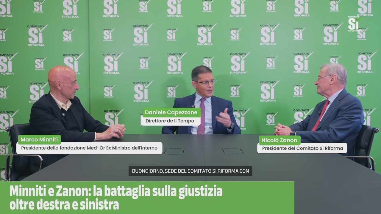 🔴 Minniti e Zanon: la battaglia sulla giustizia oltre destra e sinistra.
