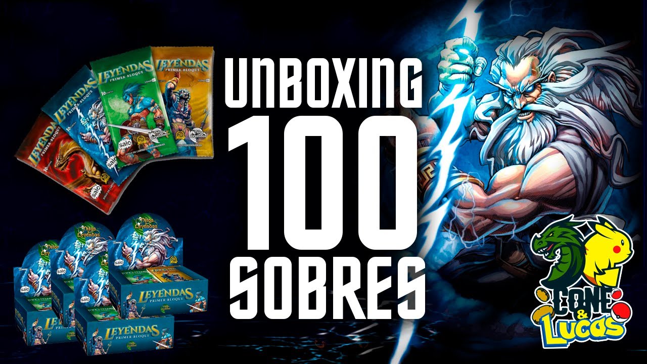 100 Sobres de Leyendas Primer Bloque / MyL / ¿Cuántas Legendarias salen en 100 sobres?