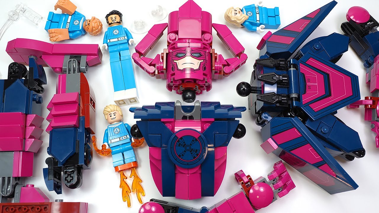 LEGO The Fantastic Four First Steps | Fantastic Four VS Galactus Construction | LEGO 76316 Set Build