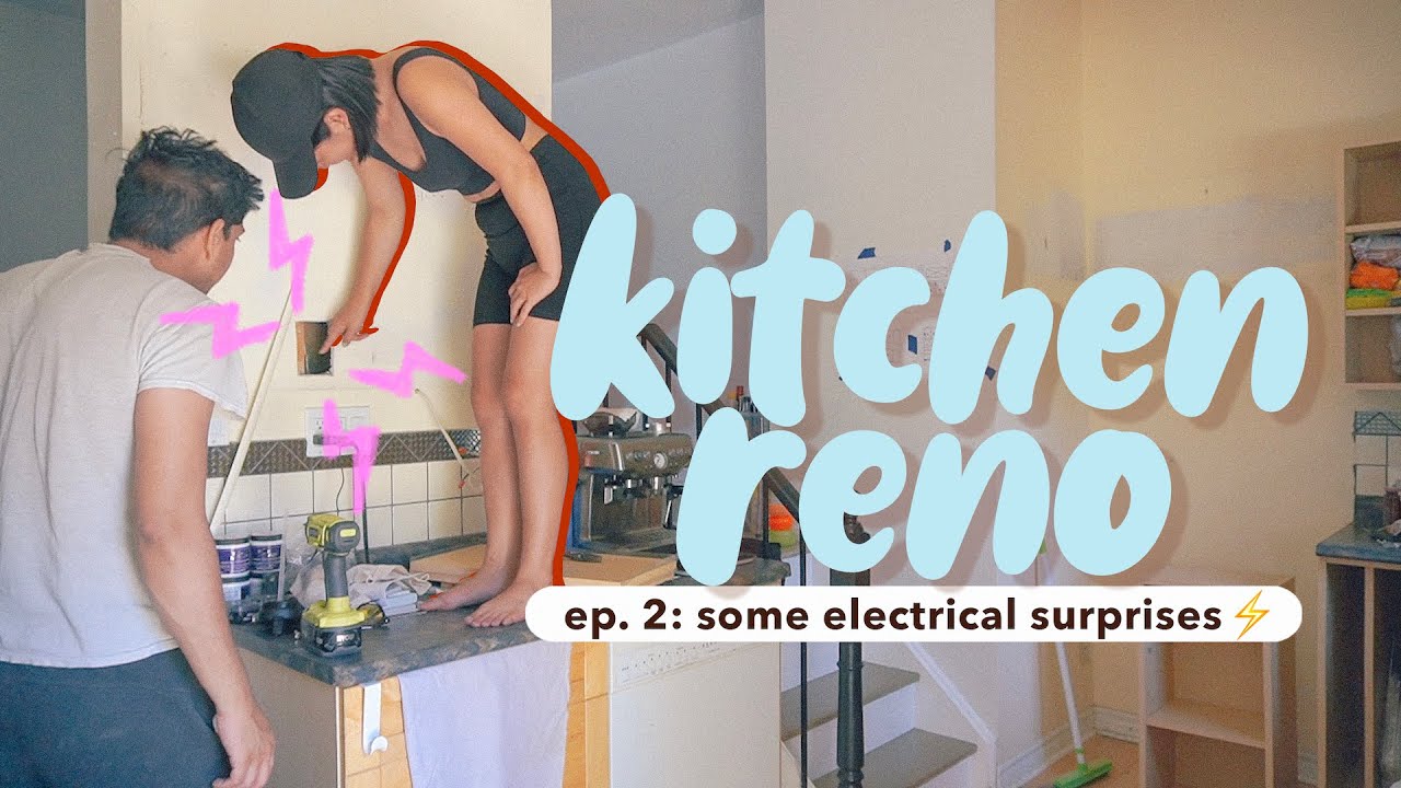 the wiring in this house is so sketchy 💥 DIY KITCHEN RENO - renovating my 70s fixer upper