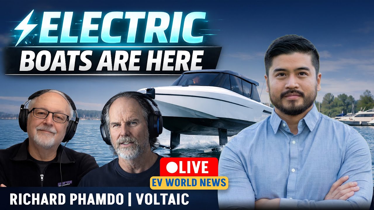 Richard Phamdo with Voltaic on Electric Boats 📱