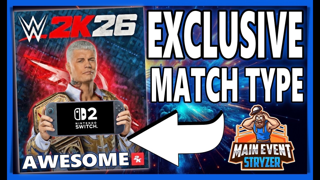 EXCLUSIVE Match Type For Switch 2 In WWE 2K26 Is AWESOME!