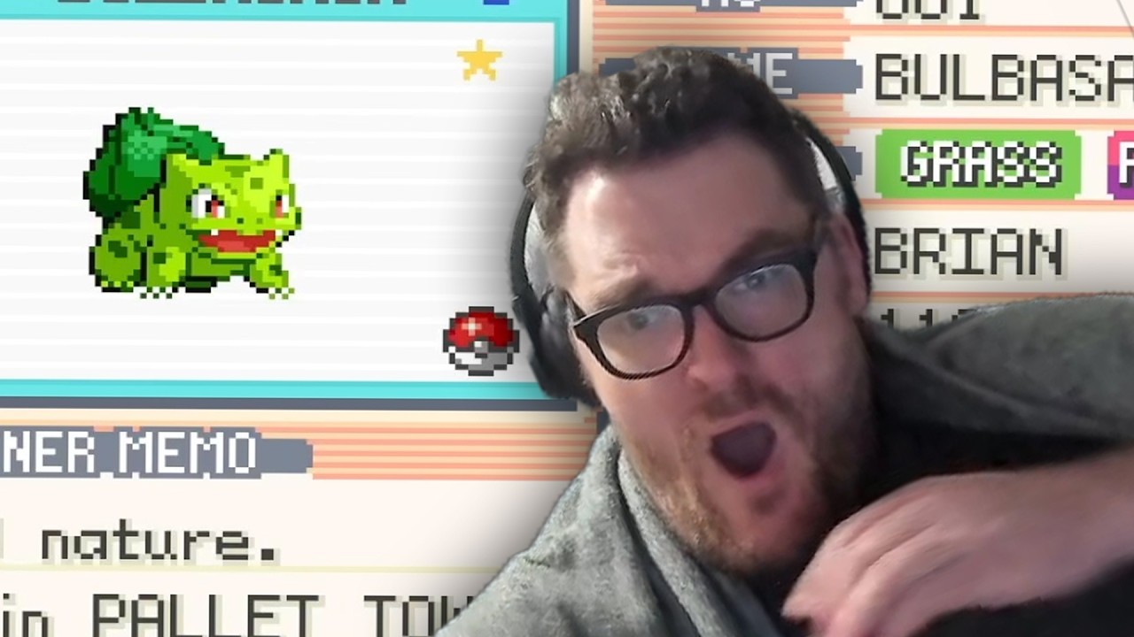 Shiny Bulbasaur Live Reaction After 1391 Soft Resets