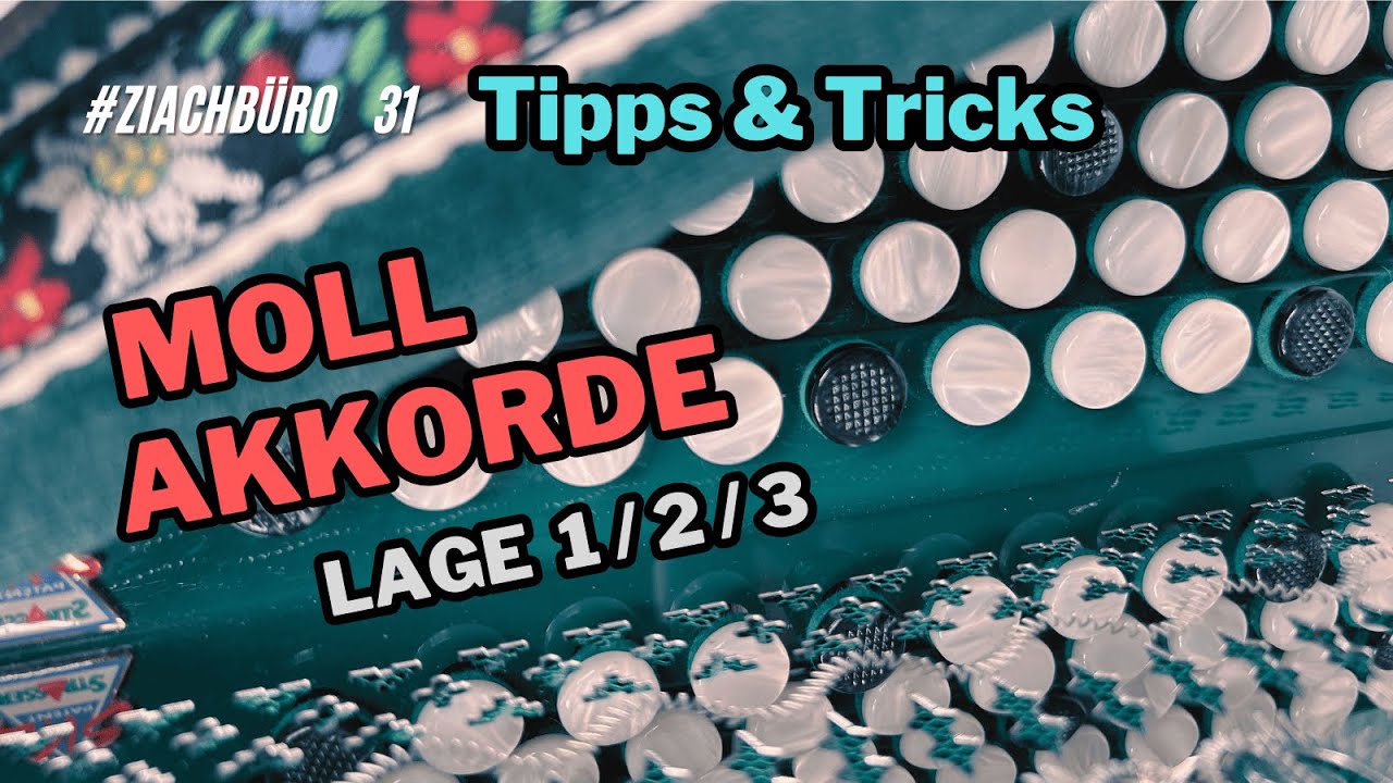 Mollakkorde - G,C,F,Bb - Steirische Harmonika - Ziachbüro 31