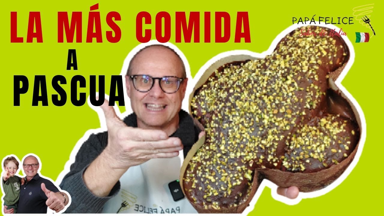 🇮🇹 El más famoso postre italiano de Pascua. ¡LA COLOMBA!