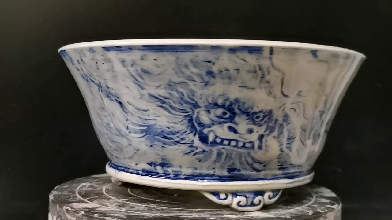 Bonsai pot, Mame bonsai pots. paint under glaze