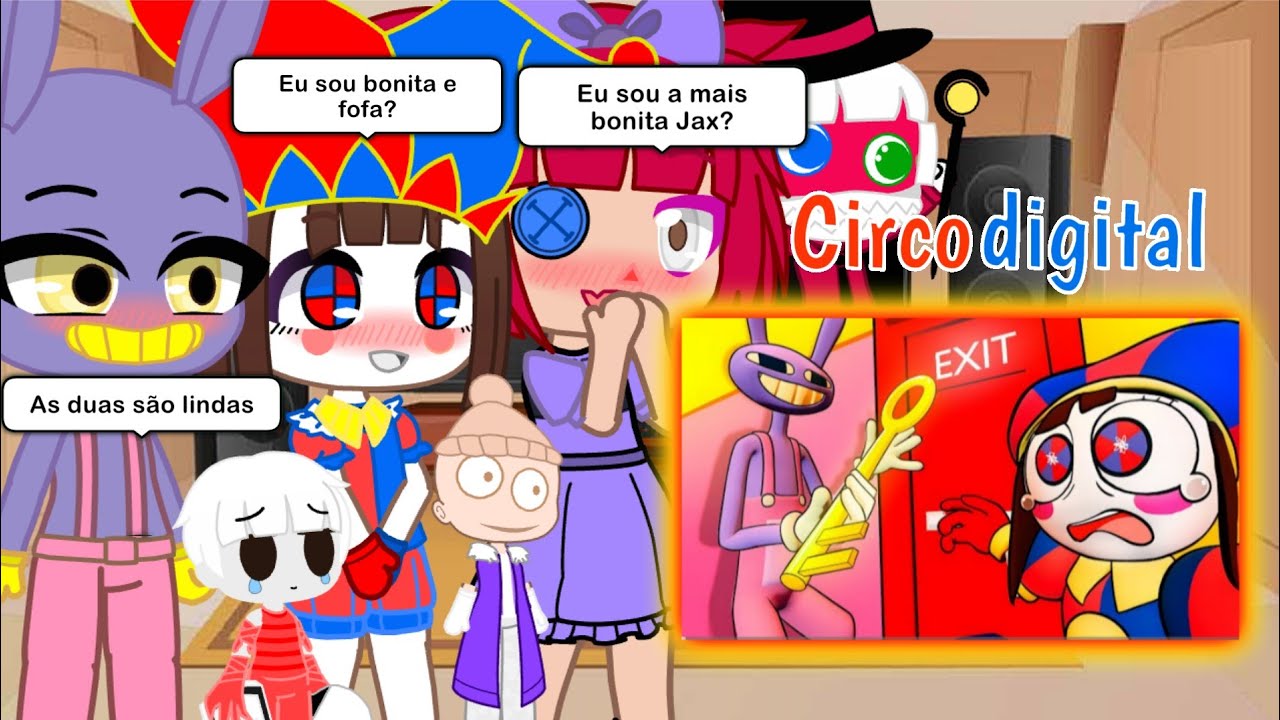The Amazing Digital Circus React Jax e Pomni Respondem no The Amazing Digital Circus VR !