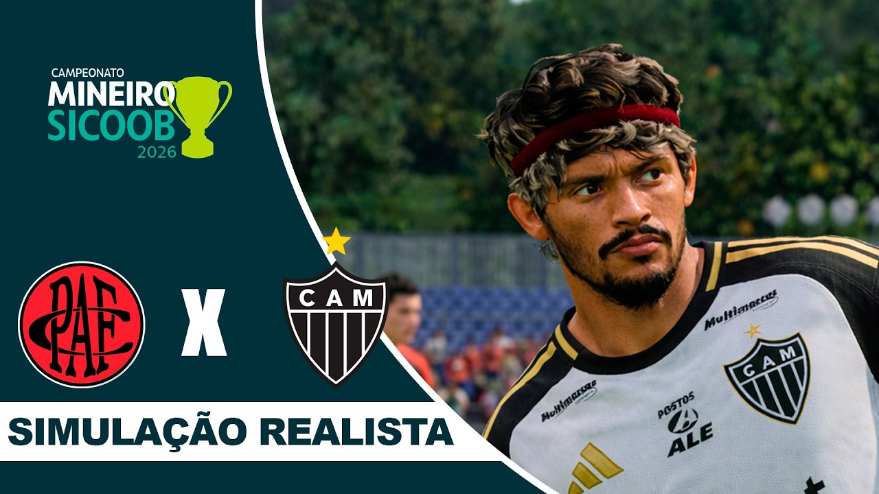 POUSO ALEGRE X ATLETICO-MG | Campeonato Mineiro 2026 | Simulação Realista