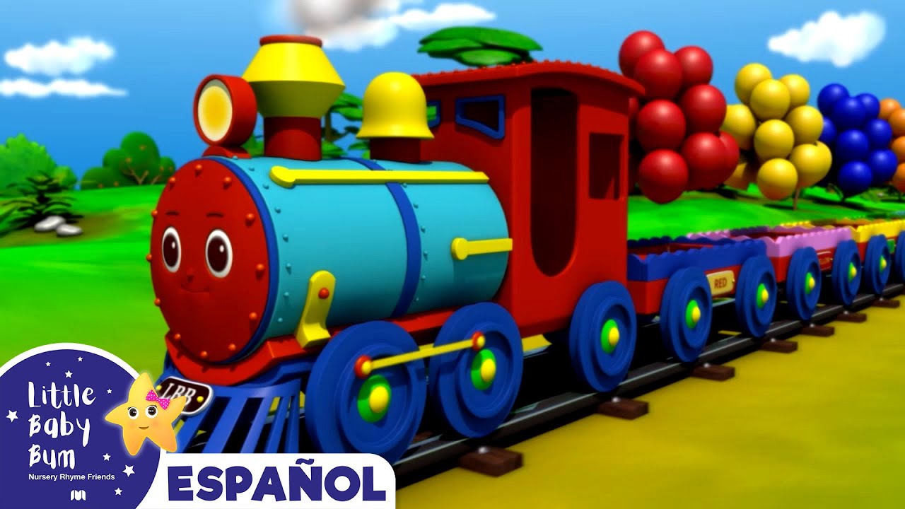 Cancion del Tren de los Colores | Canciones Infantiles | Little Baby Bum en Español