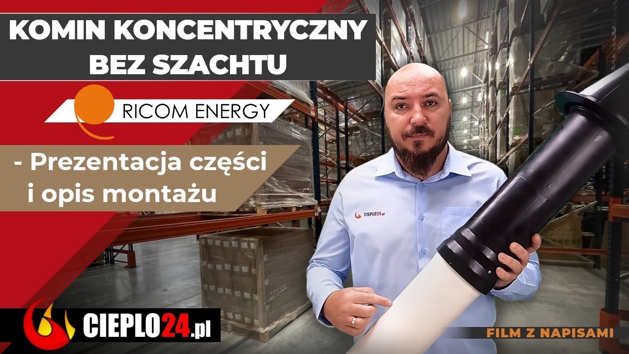 Komin koncentryczny - bez szachtu - Cieplo24.pl