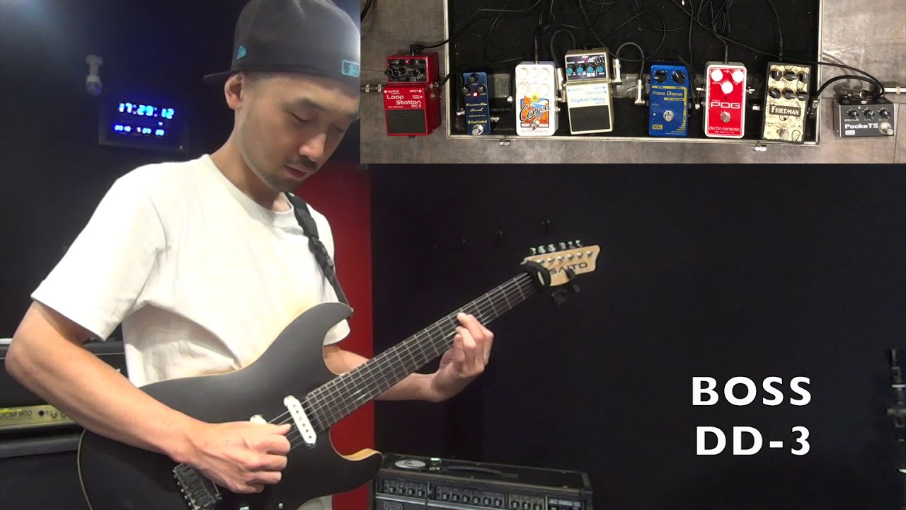 【2018年夏】西尾知矢のエフェクターボード大公開！