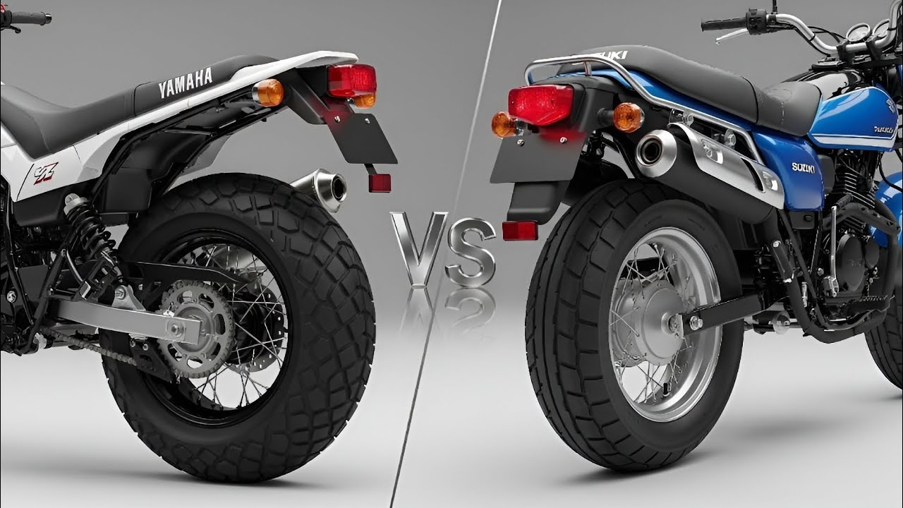 Suzuki VanVan 200 против Yamaha TW200 😱 Какая легенда ретро-толстых шин победит?