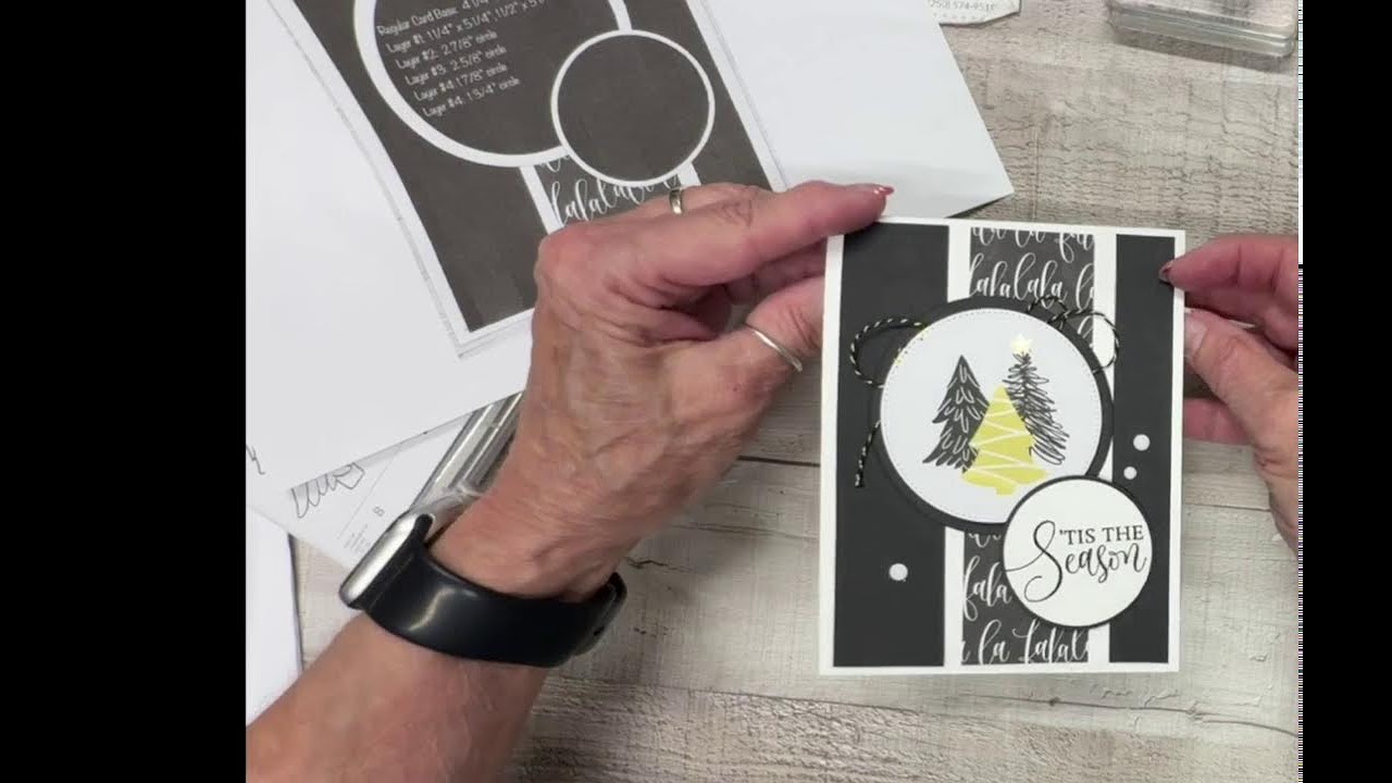Эскиз открытки №267 с использованием Modern Christmas Stampin' Up!®