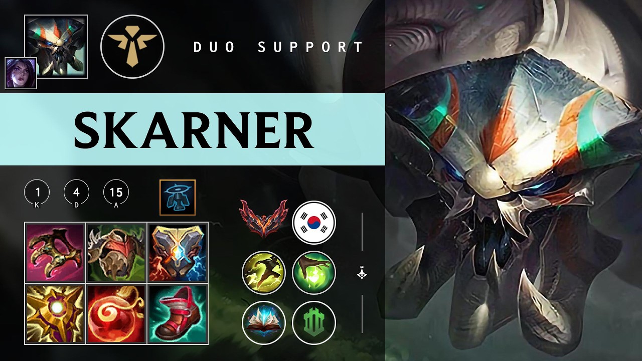 Skarner Support vs Senna - KR Grandmaster Patch 26.05