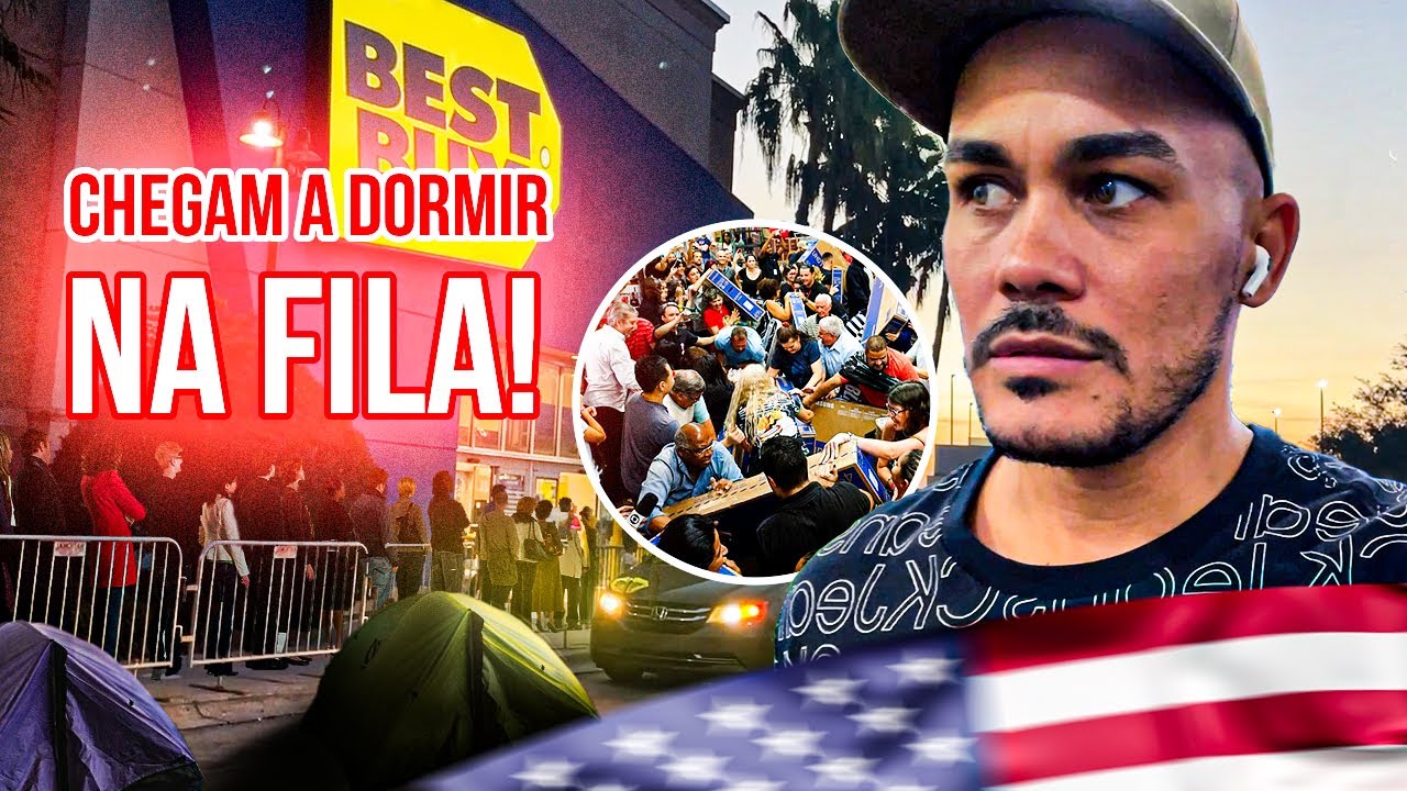 COMO FOI A BLACK FRIDAY NOS EUA? [DEU MEDO!⚠️]