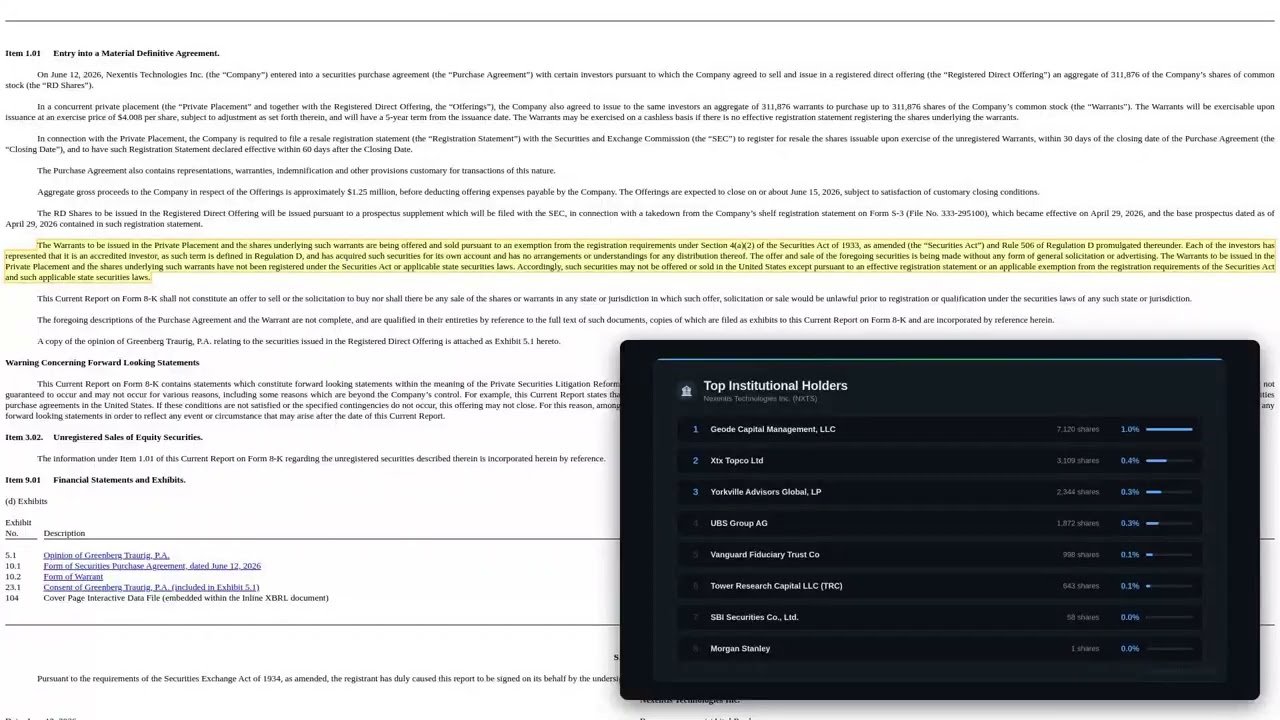 Привлечение капитала NXTs: мой разбор свежего отчёта