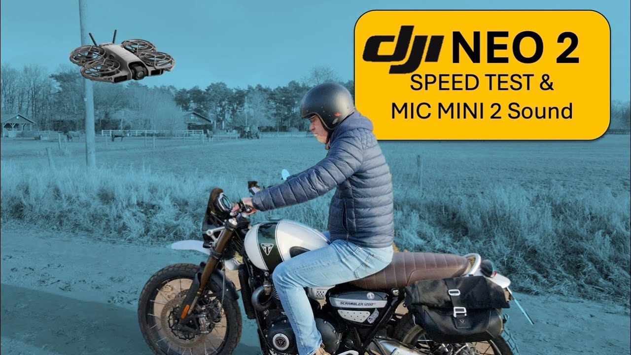 DJI NEO 2 - Speed Test Motorrad / Motorcycle