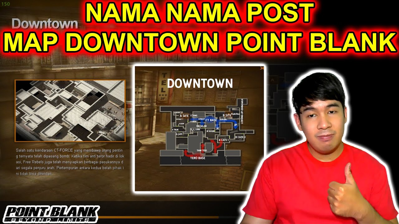 NAMA NAMA POST DI MAP POINT BLANK DOWNTOWN - Point Blank Zepetto 2022